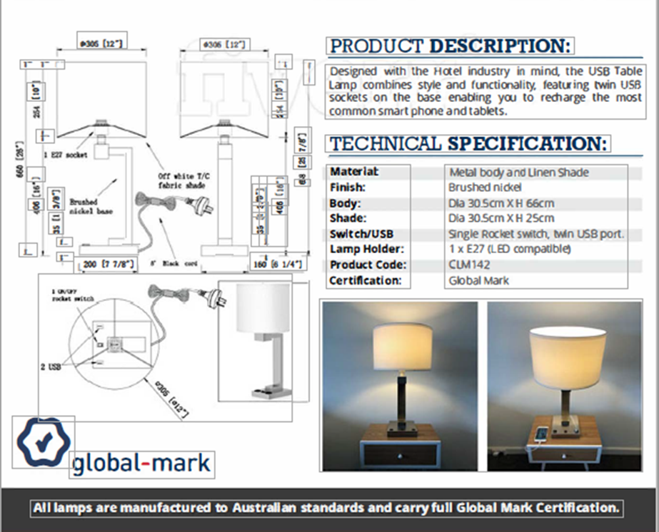 Lamp Specification